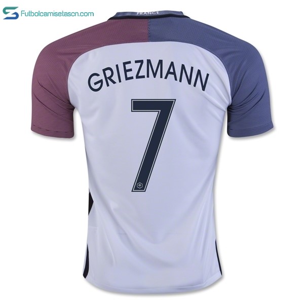 Camiseta Francia 2ª Griezmann 2016